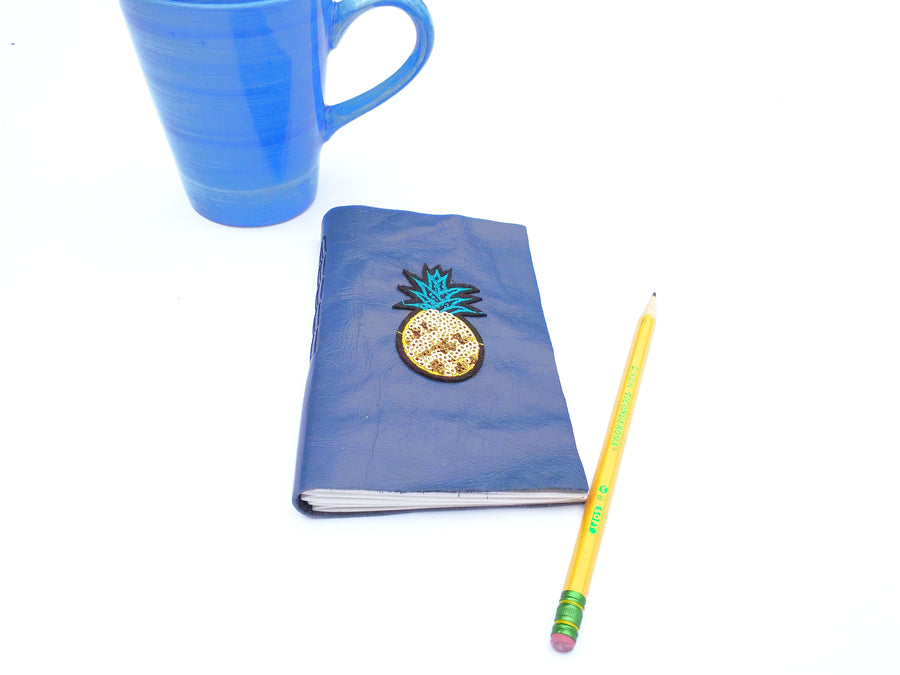 Pineapple Leather Notebook
