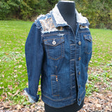 Animal Print Denim Jacket