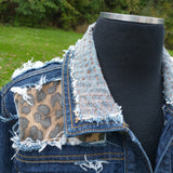Animal Print Denim Jacket