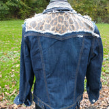 Animal Print Denim Jacket